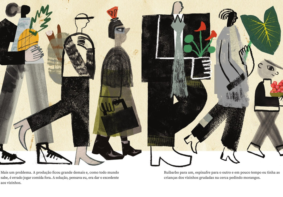 Ilustração do livro O perigo da semente