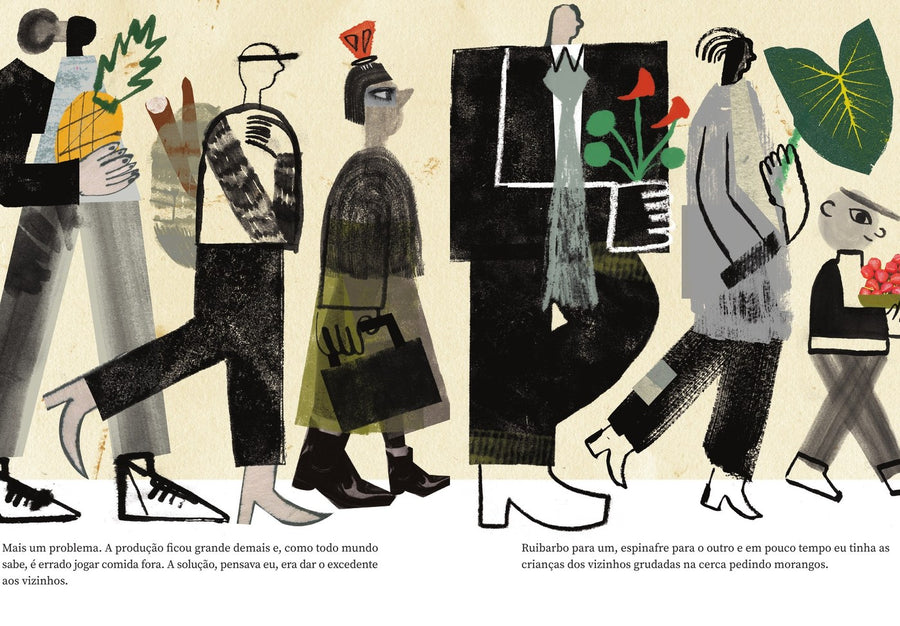 Ilustração do livro O perigo da semente