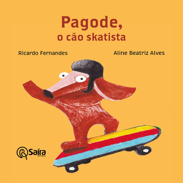 Capa de Pagode, o cão skatista