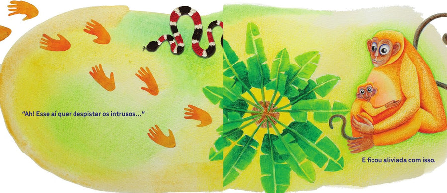 Ilustração do livro Pegadas