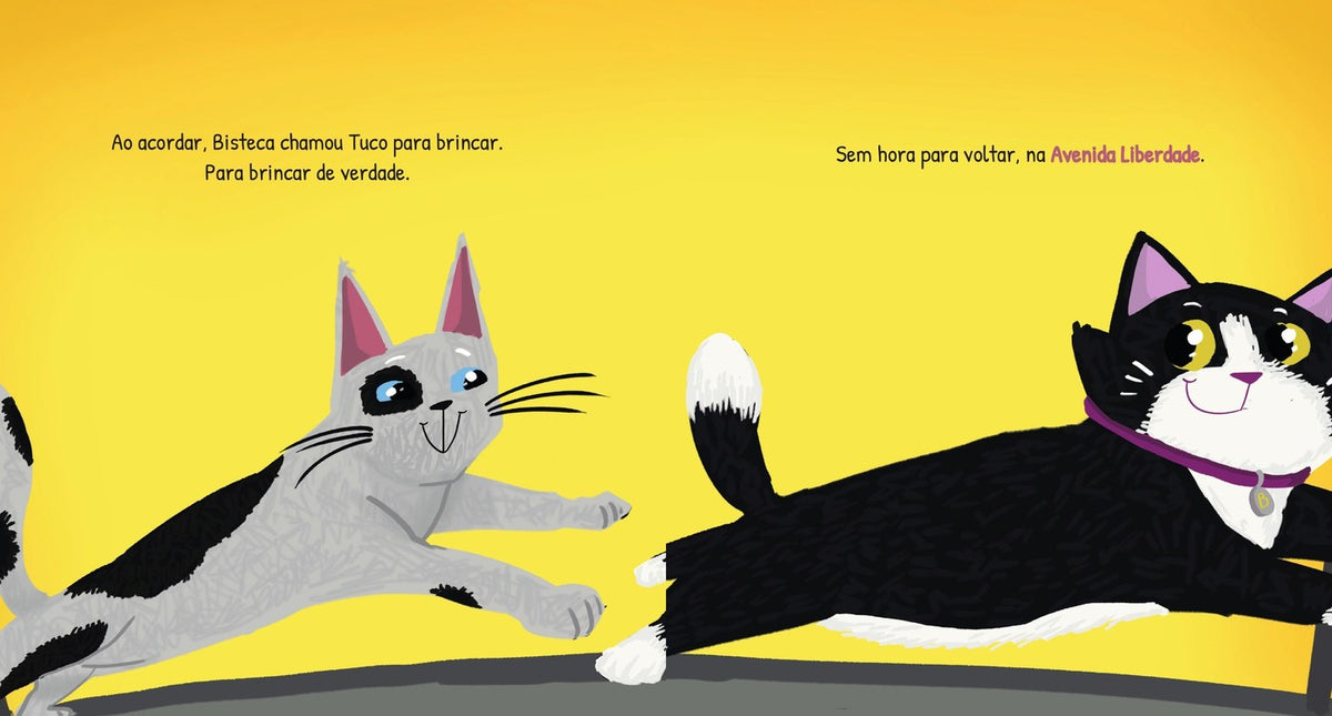 Ilustração do livro São Paulo, a cidade divertida