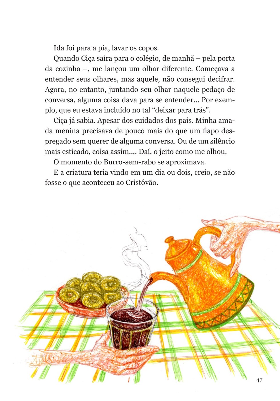 Ilustração do livro Segredos de cozinha