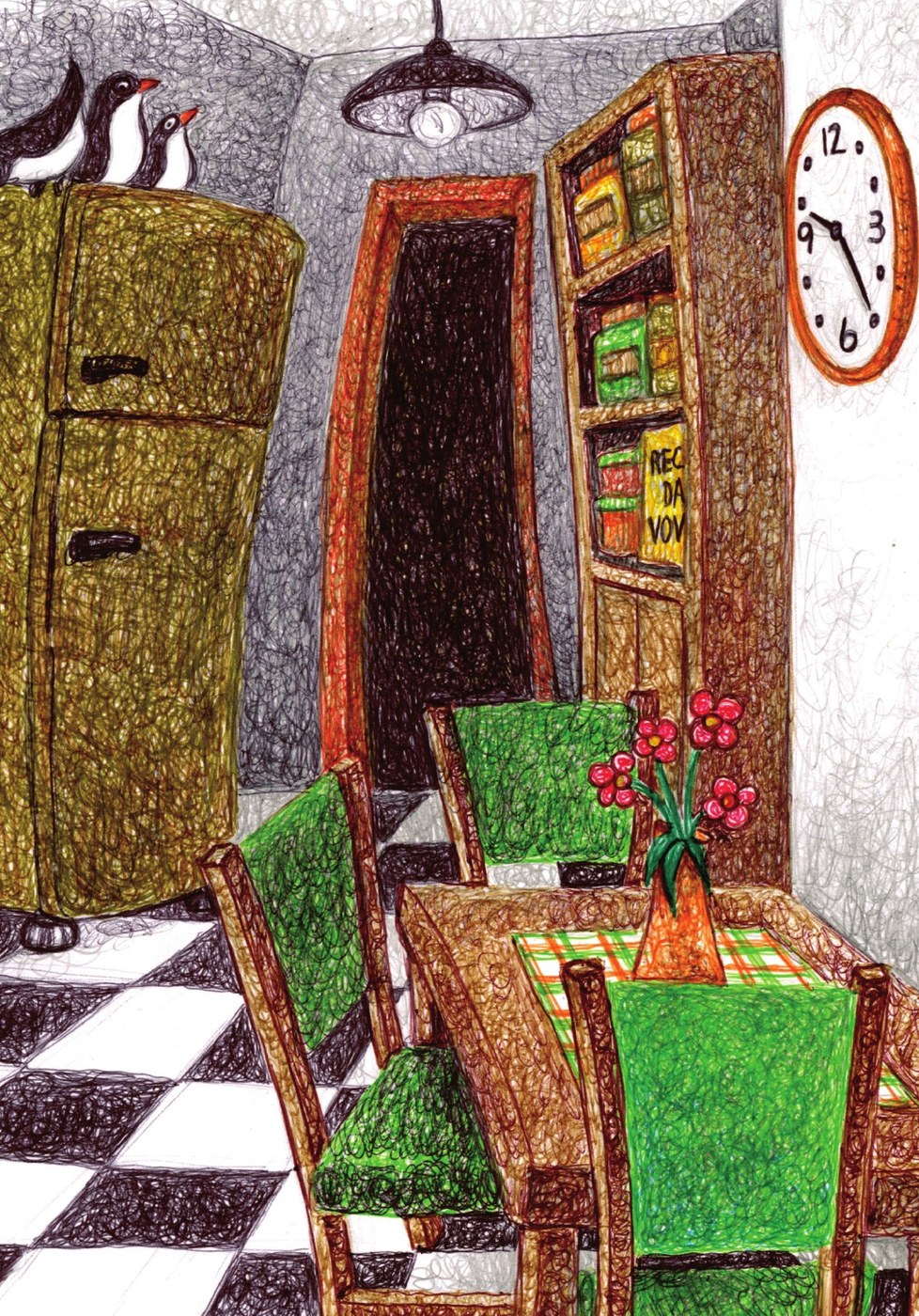 Ilustração do livro Segredos de cozinha