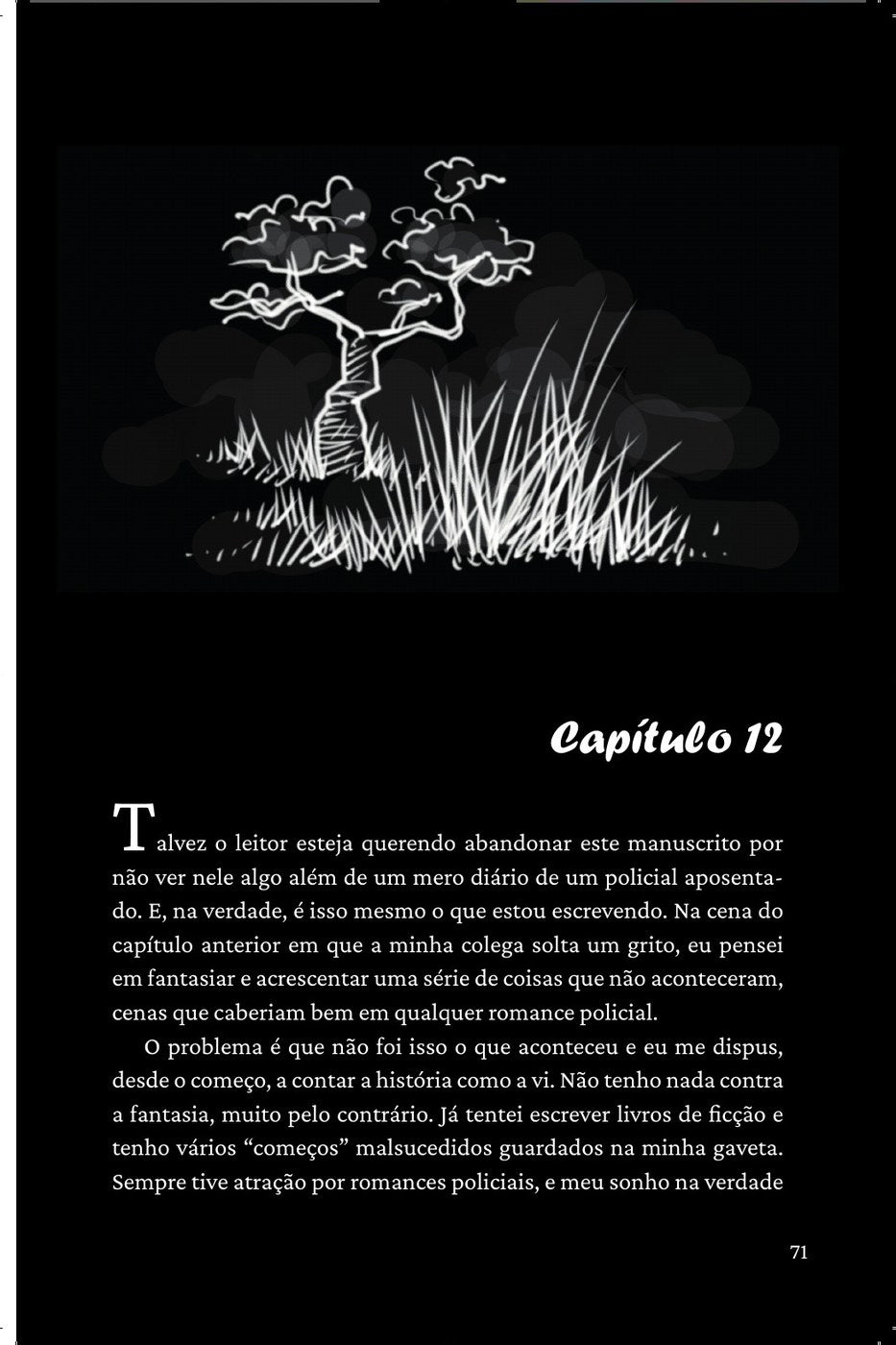 Ilustração do livro Silêncio na cidade