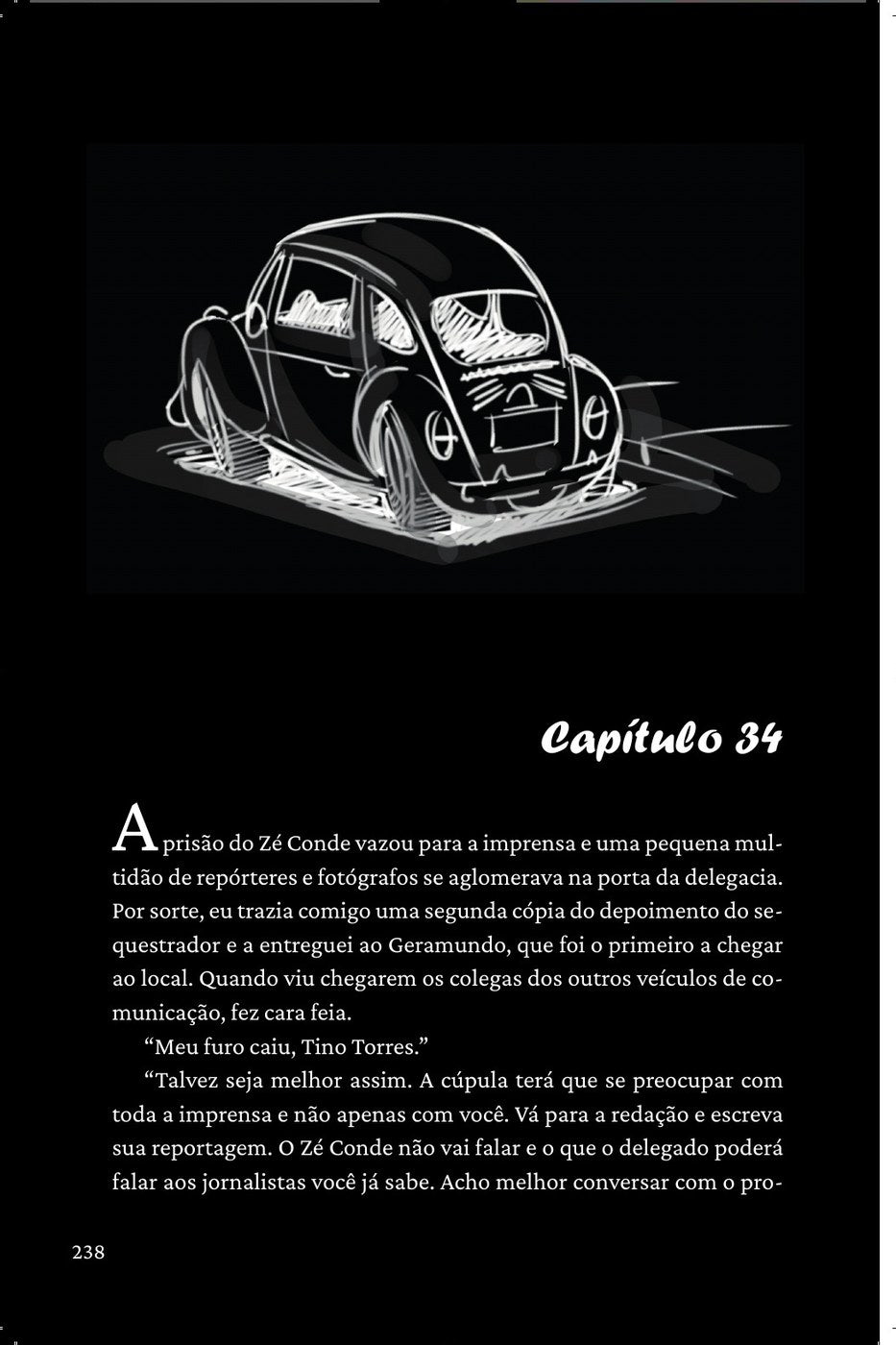 Ilustração do livro Silêncio na cidade