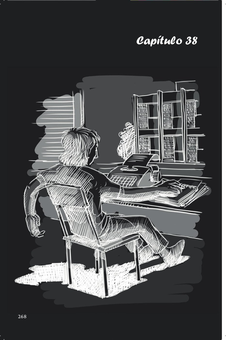 Ilustração do livro Silêncio na cidade