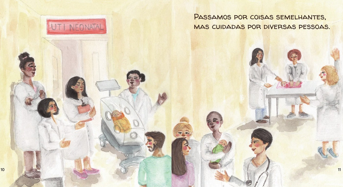 Ilustração do livro Somos iguais, mas diferentes