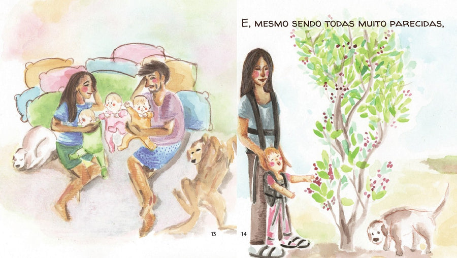 Ilustração do livro Somos iguais, mas diferentes