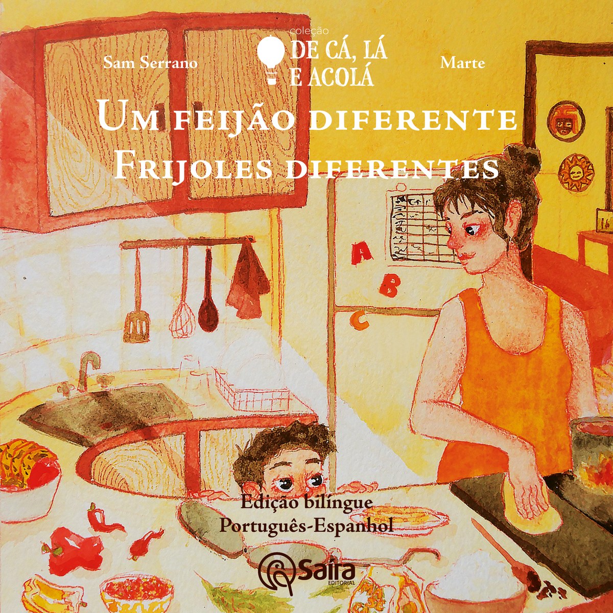 Capa do livro Um feijão diferente